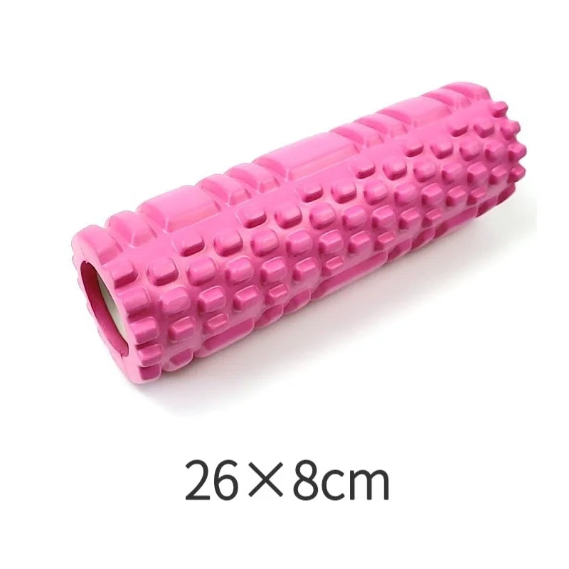 1 rodillo de masaje de espuma, columna de yoga hueca, equipo de fitness para masaje muscular, fisioterapia y rehabilitación deportiva, Rolle