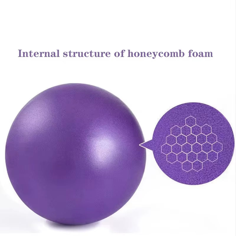Pelota de pilates de 25 cm a prueba de explosiones para yoga y core, ideal para ejercicios de equilibrio en interiores, equipo de fitness y pilates.