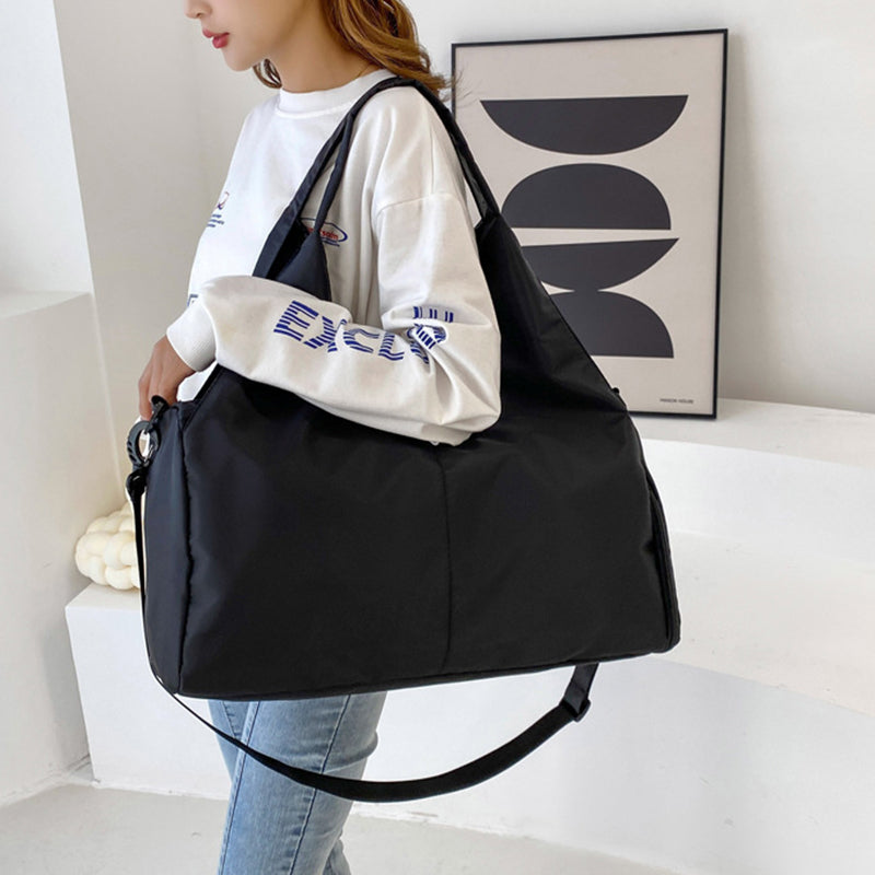 Bolsa de yoga para mujer, deportiva, fitness, separación seca y húmeda, gran capacidad, bolsas de viaje para guardar colchonetas de yoga.
