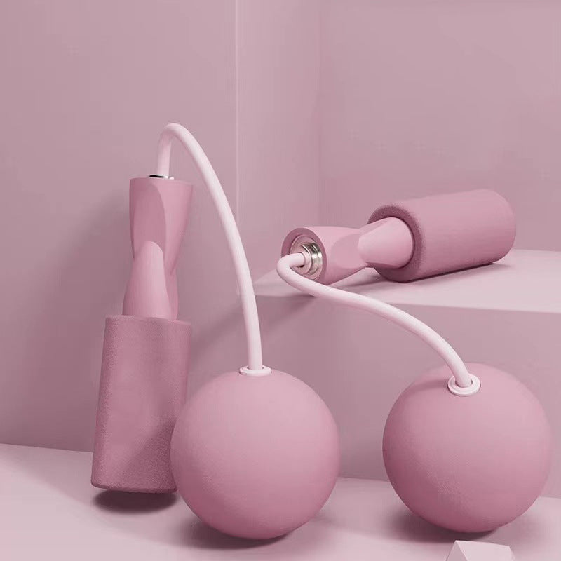 Cuerda de saltar inalámbrica con peso para un entrenamiento físico efectivo: perfecta para entrenamientos en interiores y exteriores. Juego de cuerdas de saltar para entrenamiento, cuerdas de saltar para fitness y mangos de silicona para mujeres, hombres y niños.