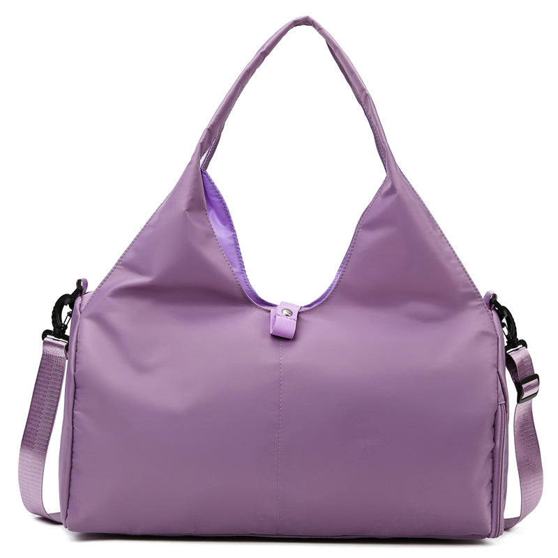 Bolsa de yoga para mujer, deportiva, fitness, separación seca y húmeda, gran capacidad, bolsas de viaje para guardar colchonetas de yoga.