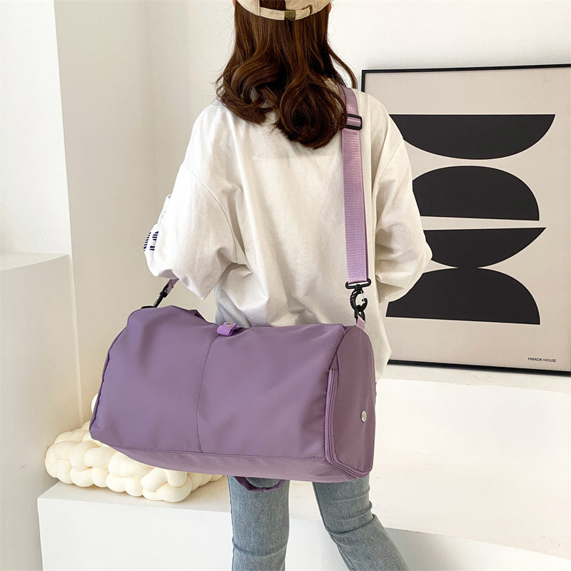 Bolsa de yoga para mujer, deportiva, fitness, separación seca y húmeda, gran capacidad, bolsas de viaje para guardar colchonetas de yoga.
