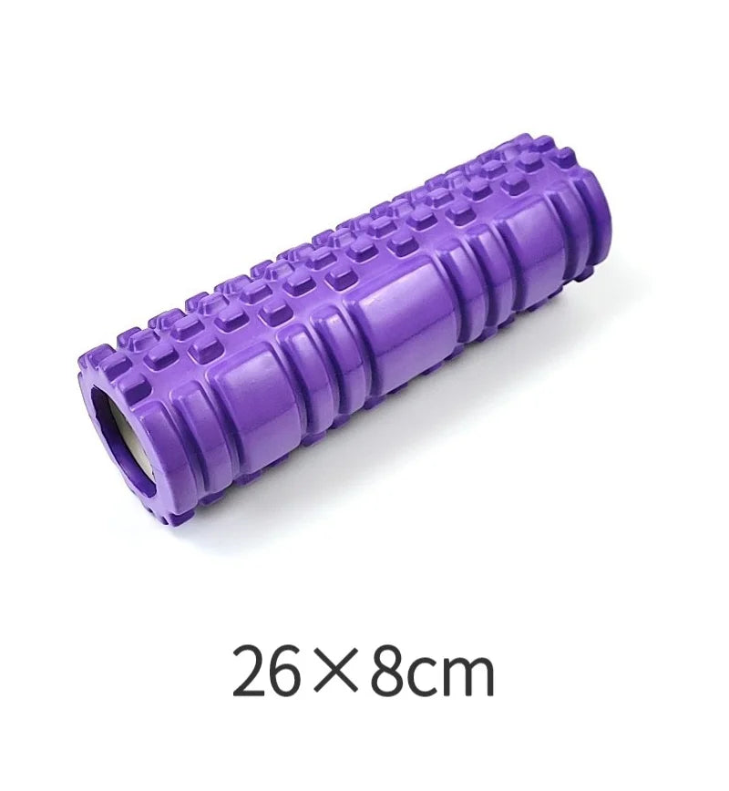 1 rodillo de masaje de espuma, columna de yoga hueca, equipo de fitness para masaje muscular, fisioterapia y rehabilitación deportiva, Rolle