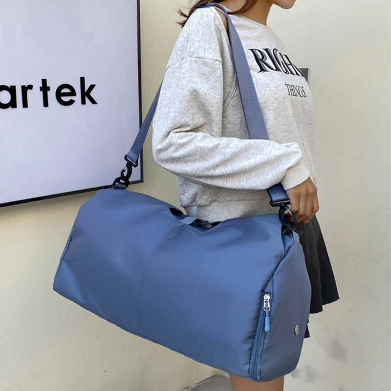 Bolsa de yoga para mujer, deportiva, fitness, separación seca y húmeda, gran capacidad, bolsas de viaje para guardar colchonetas de yoga.