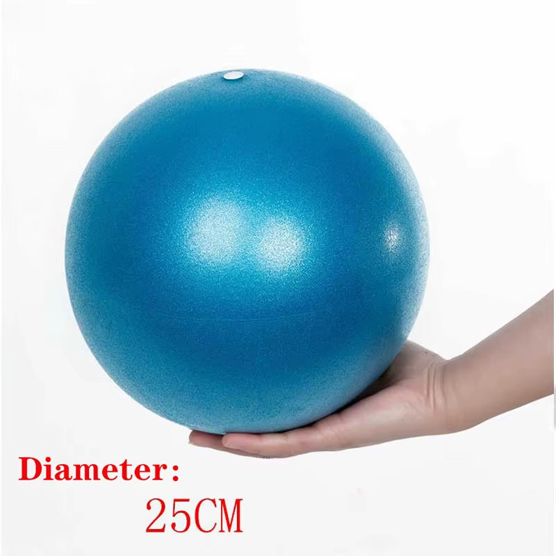 Pelota de pilates de 25 cm a prueba de explosiones para yoga y core, ideal para ejercicios de equilibrio en interiores, equipo de fitness y pilates.