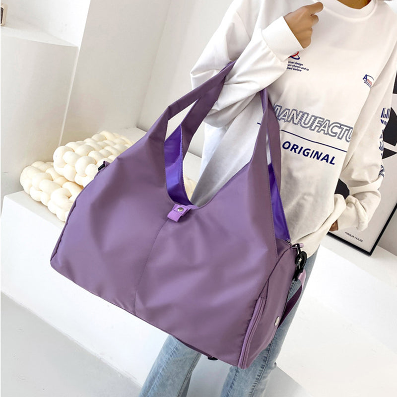 Bolsa de yoga para mujer, deportiva, fitness, separación seca y húmeda, gran capacidad, bolsas de viaje para guardar colchonetas de yoga.