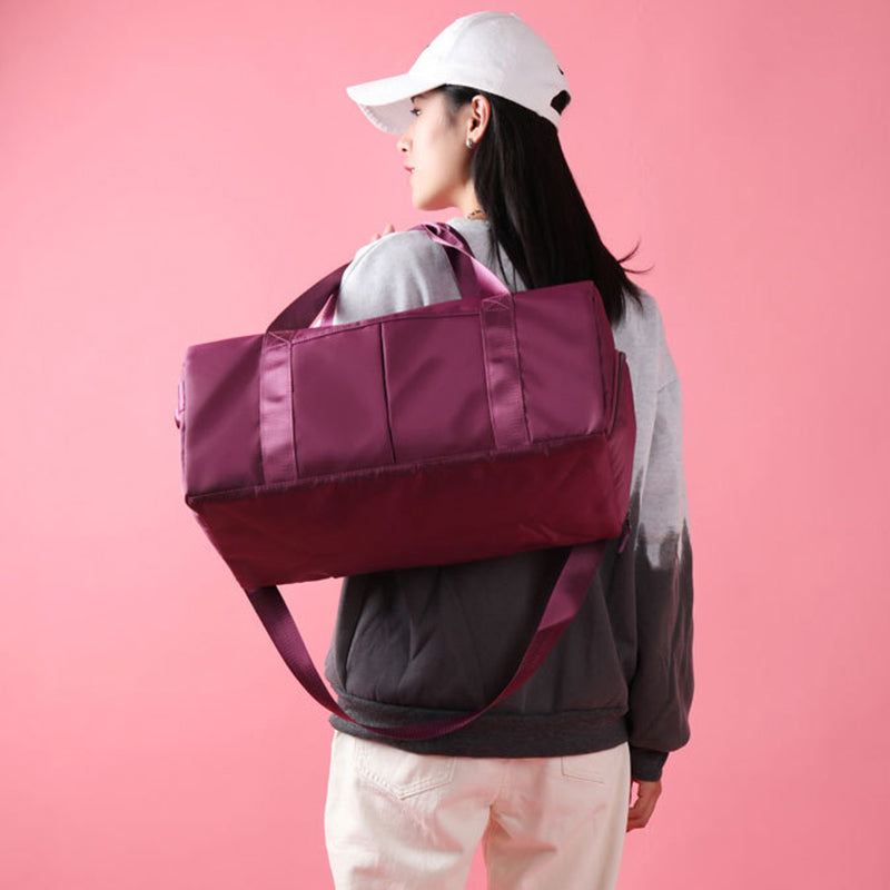 Bolsa de viaje deportiva para fitness, impermeable, para fin de semana, para mujer y hombre, para natación, gimnasio