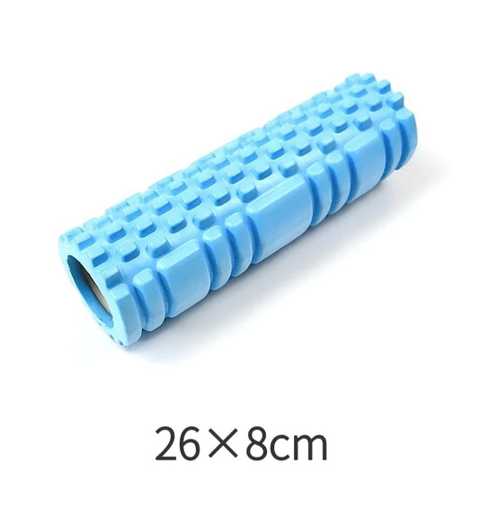 1 rodillo de masaje de espuma, columna de yoga hueca, equipo de fitness para masaje muscular, fisioterapia y rehabilitación deportiva, Rolle