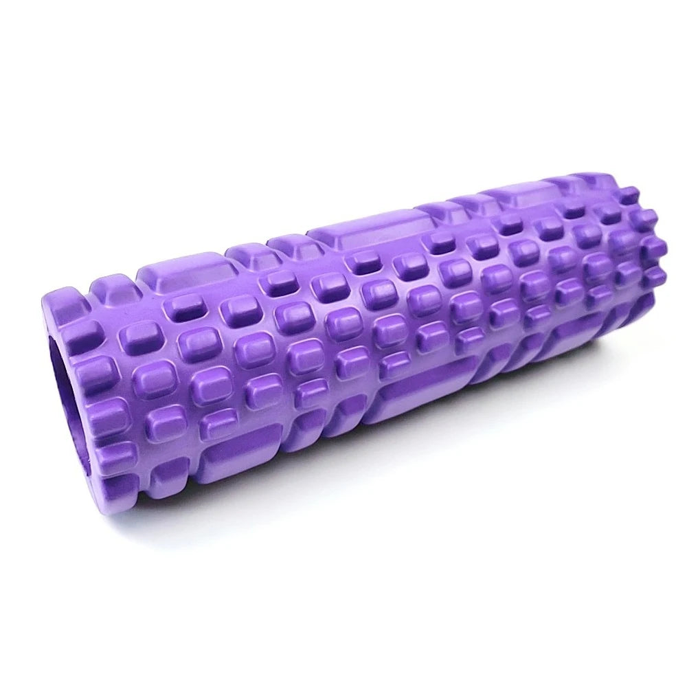 1 rodillo de masaje de espuma, columna de yoga hueca, equipo de fitness para masaje muscular, fisioterapia y rehabilitación deportiva, Rolle